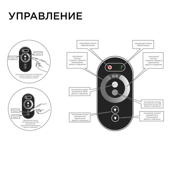 Диммер Apeyron с пультом 12/24V 04-31 Диммер Apeyron с пультом 12/24V 04-31