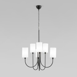 Подвесная люстра Eurosvet Abbey 60164/6 черный Smart