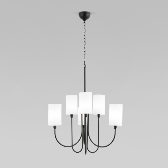 Подвесная люстра Eurosvet Abbey 60164/6 черный Smart