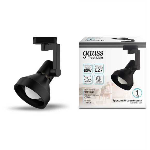 Трековый светильник Gauss Track Light Bulb TR013 Трековый светильник Gauss Track Light Bulb TR013