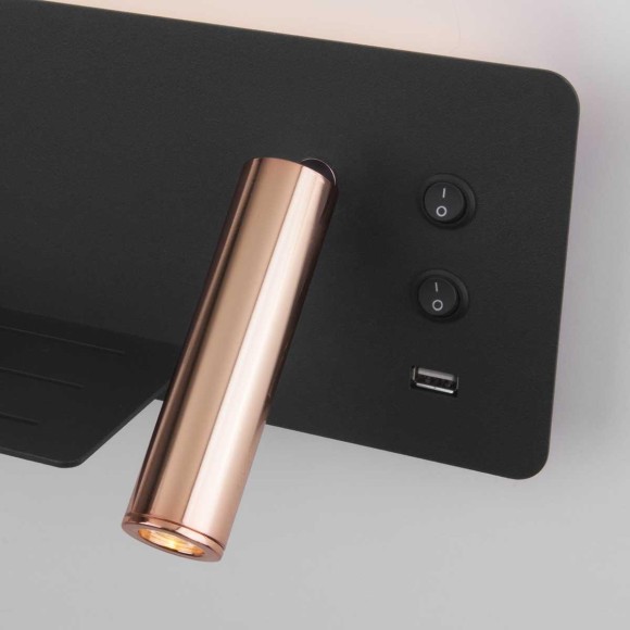 Светодиодный спот Elektrostandard Fant L LED чёрный/золото MRL LED 1113 a053083 Светодиодный спот Elektrostandard Fant L LED чёрный/золото MRL LED 1113 a053083