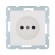 Розетка LK Studio без з/к, со шторками (белый) LK80 843304-1