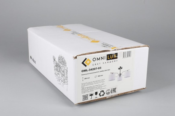 Потолочная люстра Omnilux Neviano OML-34207-03 Потолочная люстра Omnilux Neviano OML-34207-03