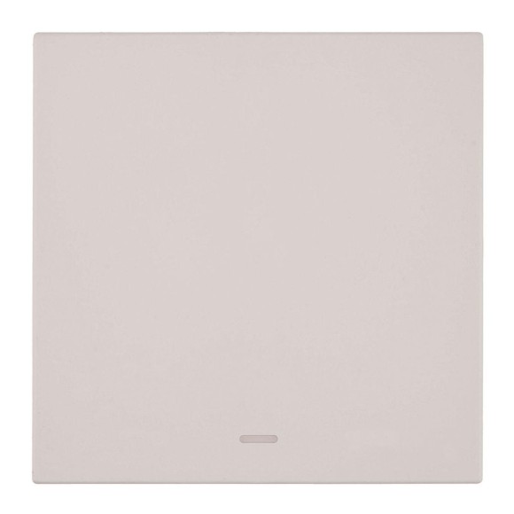 Выключатель 1-клавишный c индикатором (механизм), Stekker, 250В, 10А Мия, RSW10-3101-08, пудровый жемчуг 50475