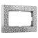 Рамка Werkel Hammer для двойной розетки серебряный W0082406 4690389163630