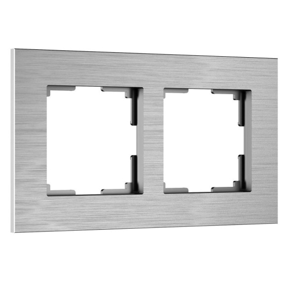 Рамка Werkel AluMax на 2 поста алюминий W0023506 4690389204036 Рамка Werkel AluMax на 2 поста алюминий W0023506 4690389204036