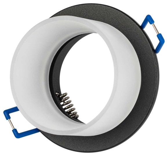 Светильник встраиваемый декоративный ЭРА DK106 BK под лампу MR16 GU5.3 черный Б0058428 Светильник встраиваемый декоративный ЭРА DK106 BK под лампу MR16 GU5.3 черный Б0058428