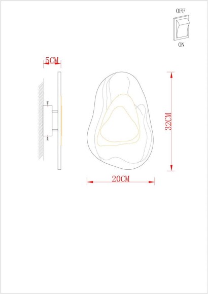 Настенный светодиодный светильник Arte Lamp Libertas A2096AP-5PB Настенный светодиодный светильник Arte Lamp Libertas A2096AP-5PB