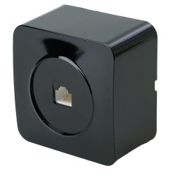 Розетка компьютерная RJ-45 Stekker София черный MST00-20-02 49312 Розетка компьютерная RJ-45 Stekker София черный MST00-20-02 49312