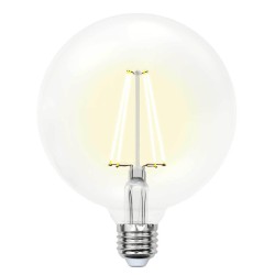 Лампа светодиодная филаментная Uniel E27 15W 4000K прозрачная LED-G125-15W/4000K/E27/CL PLS02WH UL-00004861 Лампа светодиодная филаментная Uniel E27 15W 4000K прозрачная LED-G125-15W/4000K/E27/CL PLS02WH UL-00004861