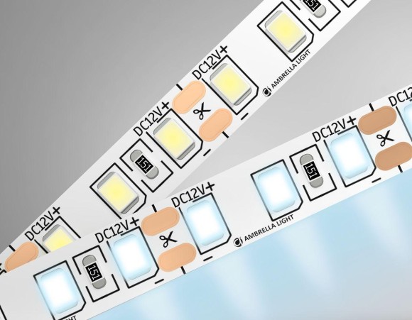 Светодиодная лента Ambrella Light 9,6W/m 120LED/m 2835SMD холодный белый 5M GS1103