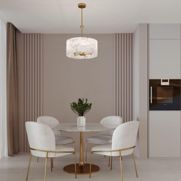 Подвесная люстра Eurosvet Brume 60174/5 латунь a069024 Подвесная люстра Eurosvet Brume 60174/5 латунь a069024