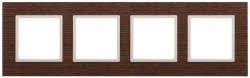 Рамка 4-постовая ЭРА Elegance 14-5304-09 Б0034586