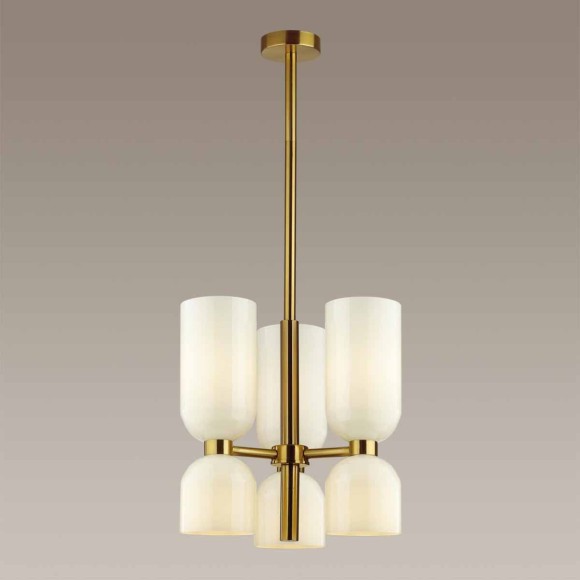 Подвесная люстра Odeon Light Midcent Orinoco 4798/6 Подвесная люстра Odeon Light Midcent Orinoco 4798/6