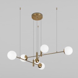 Подвесная люстра Eurosvet Planet 70146/6 латунь Smart Подвесная люстра Eurosvet Planet 70146/6 латунь Smart