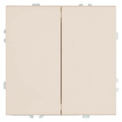 Переключатель перекрестный 2-клавишный (механизм), Stekker, 250В, 10А Эмили, RSW10-5111-08, кашемир, soft touch 50165