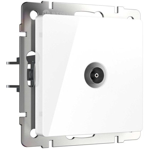 W1184001/ ТВ-розетка проходная (белая)