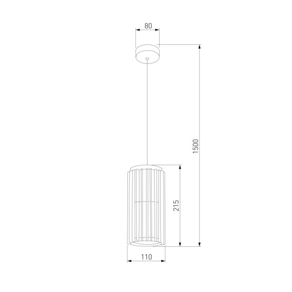 Уличный подвесной светильник Elektrostandard Entero (35189/H) 3000K черный a072081