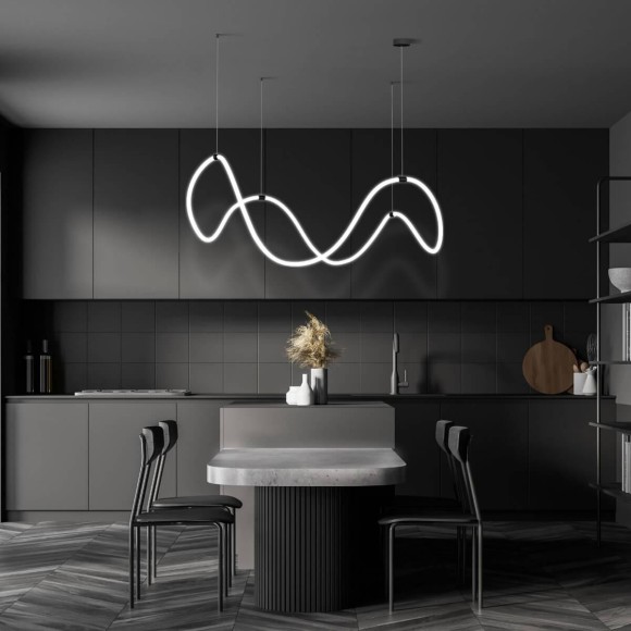 Подвесной светодиодный светильник Eurosvet 90288/1 черный Подвесной светодиодный светильник Eurosvet 90288/1 черный