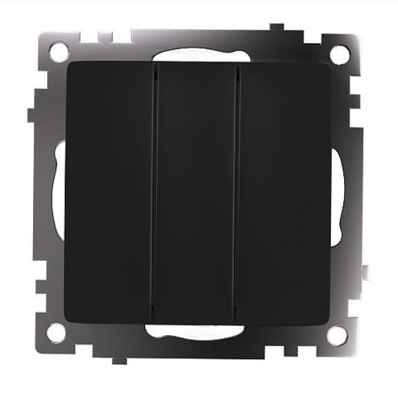 Выключатель трехклавишный Stekker Катрин GLS10-7108-05 черный 49172 Выключатель трехклавишный Stekker Катрин GLS10-7108-05 черный 49172