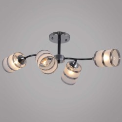 Потолочная люстра Reluce 45360-0.3-04 BK+CR