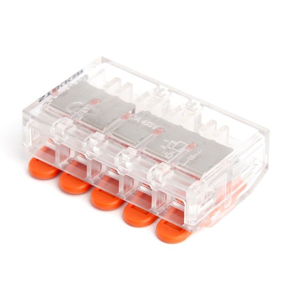 Универсальная компактная клемма 5-проводная Stekker, LD221-615 39865