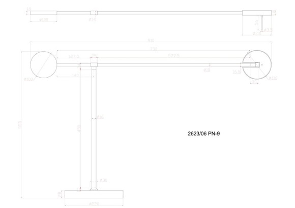 Торшер Divinare Malcone 2623/06 PN-9