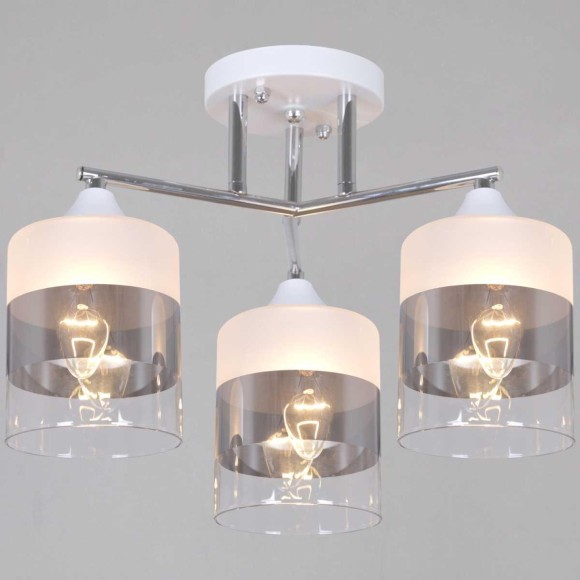 Потолочная люстра Reluce 06916-0.3-03 WH+CR Потолочная люстра Reluce 06916-0.3-03 WH+CR