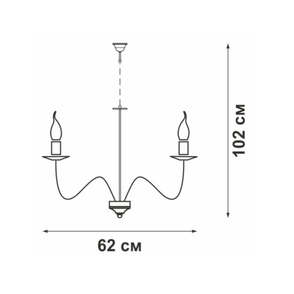 Подвесная люстра Vitaluce V1301-1/8 Подвесная люстра Vitaluce V1301-1/8