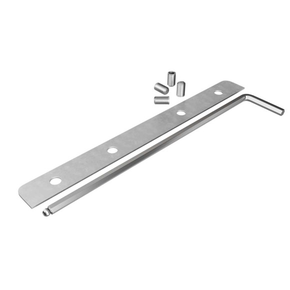 Полоса Apeyron К-08-32  для соединения алюминиевого профиля, светильников арт. 14-25, 30-10, 30-11, 30-12 металлическая, размер 90мм*9,7мм К-08-32