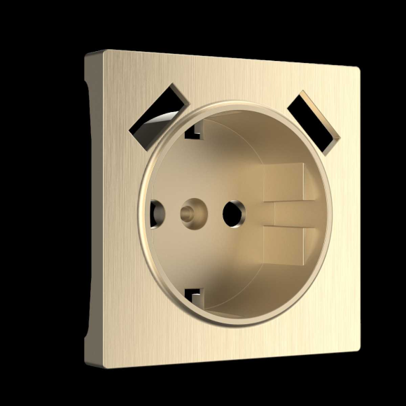 Накладка для розетки USB Werkel шампань рифленый W1179510 4690389160592