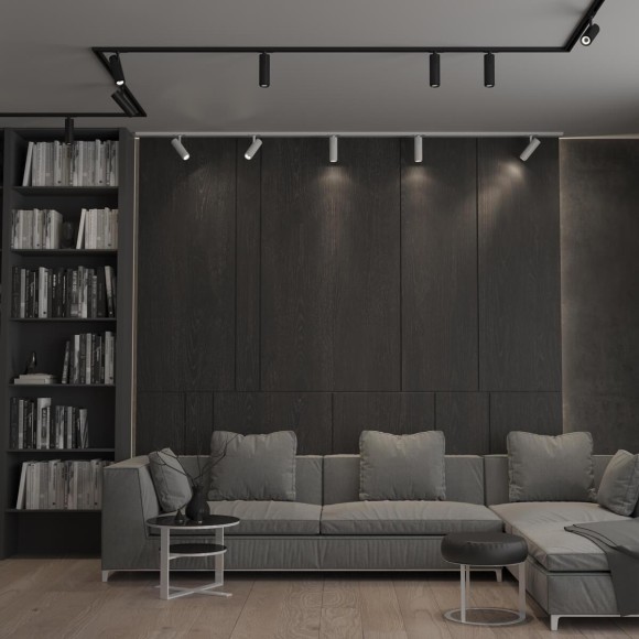 Трековый трехфазный светодиодный светильник Novotech Port Nail 359031 Трековый трехфазный светодиодный светильник Novotech Port Nail 359031