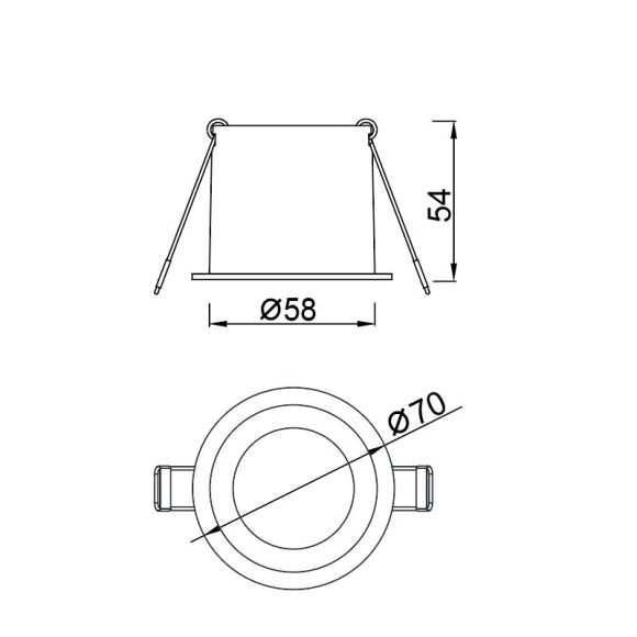 Встраиваемый светильник Mantra MALT 9233 Встраиваемый светильник Mantra MALT 9233
