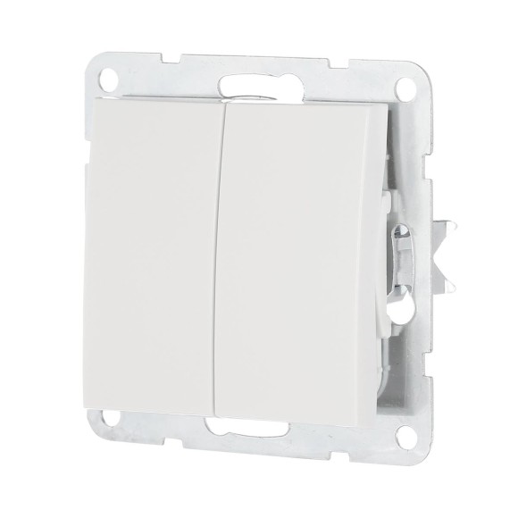 Выключатель LK Studio 2-кл.(схема 5) 16 A, 250 B (белый) LK60 861104-1 Выключатель LK Studio 2-кл.(схема 5) 16 A, 250 B (белый) LK60 861104-1