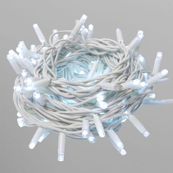 Светодиодная гирлянда Uniel без вилки белый ULD-F90PRO S5M-050/SWK WH UL-00013243