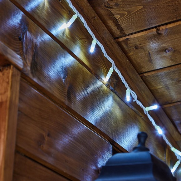 Светодиодная гирлянда Uniel без вилки белый ULD-F90PRO S5M-050/SWK WH UL-00013243