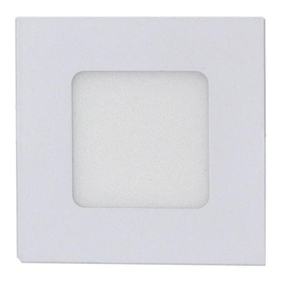 Встраиваемый светодиодный светильник Elvan VLS-102SQ-3W-WH-Wh