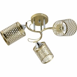 Потолочная люстра Reluce 01322-0.3-03 MATT GOLD+CR Потолочная люстра Reluce 01322-0.3-03 MATT GOLD+CR