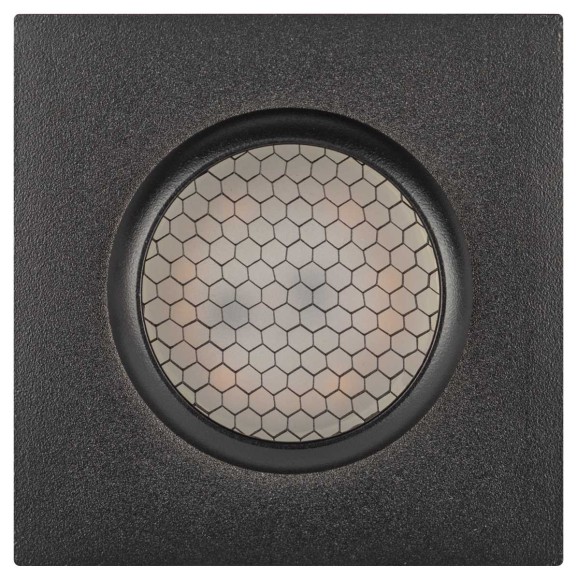 Светильник встраиваемый алюминиевый ЭРА KL110 BK под лампу MR16 GU5.3 черный матовый Б0061530