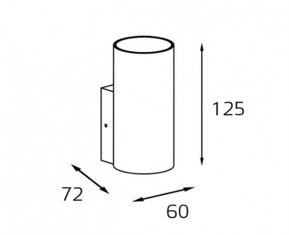 Настенный светильник Italline DANNY W1 white Настенный светильник Italline DANNY W1 white