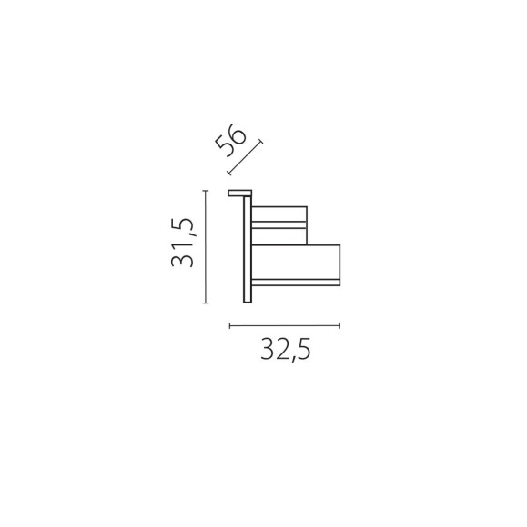 Заглушка боковая встраиваемая к треку 5030xx-R Quattro Lightstar 503167-R