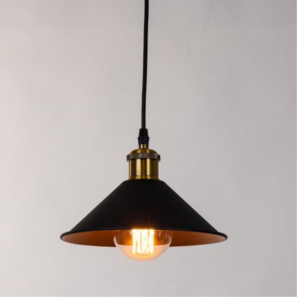 Подвесной светильник Arte Lamp Cappello A7037SP-1BK Подвесной светильник Arte Lamp Cappello A7037SP-1BK
