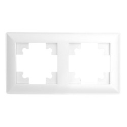 Рамка 2-постовая Stekker Катрин белый PFR00-7002-01 39793 Рамка 2-постовая Stekker Катрин белый PFR00-7002-01 39793