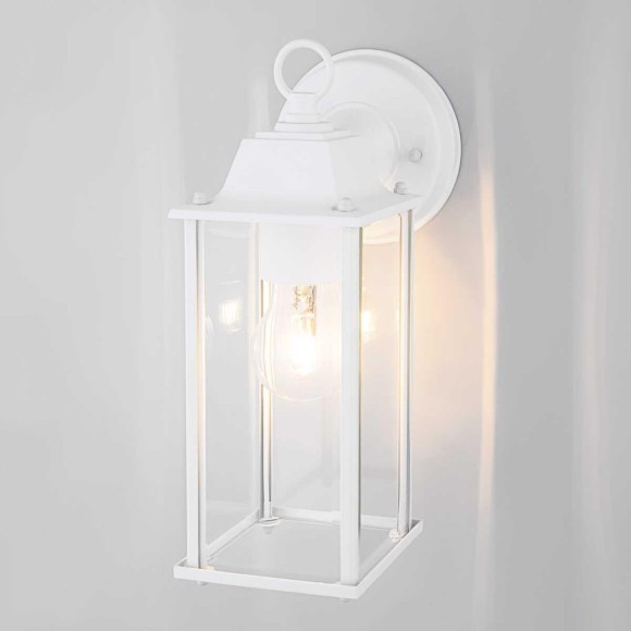 Уличный настенный cветильник Elektrostandard 1008D Brick белый a038439