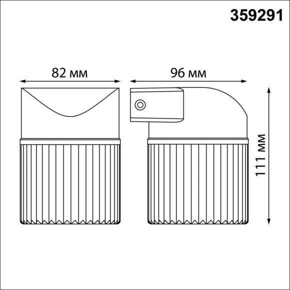 Уличный настенный светодиодный светильник Novotech Street Estima 359291 Уличный настенный светодиодный светильник Novotech Street Estima 359291