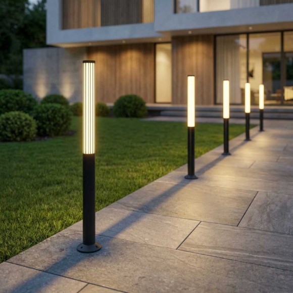 Уличный светодиодный светильник Elektrostandard Peak (35196/F) черный a071902 Уличный светодиодный светильник Elektrostandard Peak (35196/F) черный a071902