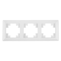 Рамка 3-постовая Stekker Катрин белый PFR00-7003-01 39794 Рамка 3-постовая Stekker Катрин белый PFR00-7003-01 39794