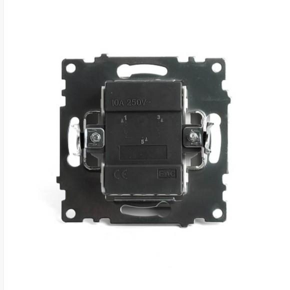 Выключатель двухклавишный Stekker Катрин с подсветкой золото GLS10-7102-08 49217