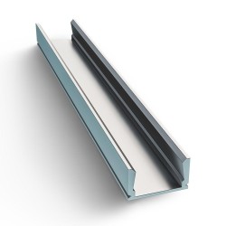 Профиль накладной серебро 2м. Apeyron 08-01-01