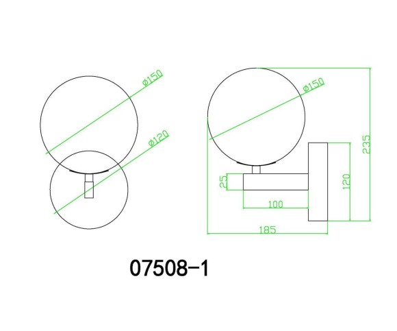 Бра Kink Light Сида 07508-1,19